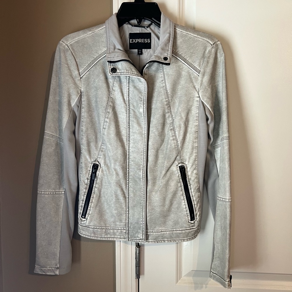 Express leather jacket size XS